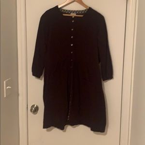 Mini corduroy knee length dress